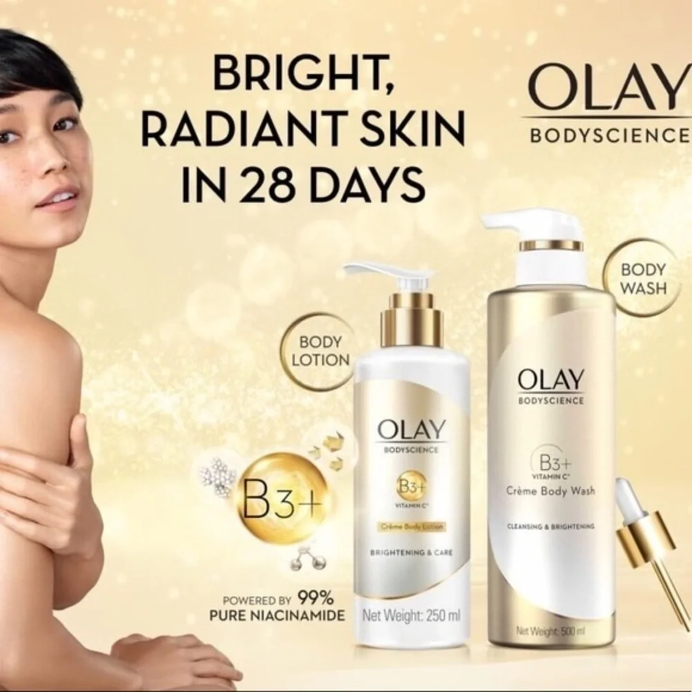 NWT Olay Body Science Body Wash B3+ Hyaluronic & Niacinamide Crème Body Wash